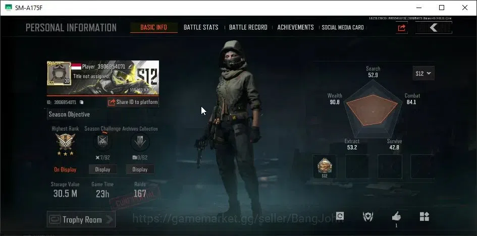 Arena Breakout Accounts Mobile | LV 30 | SV 30.5 M | CV 26.2 M | WP AR-57, image 2