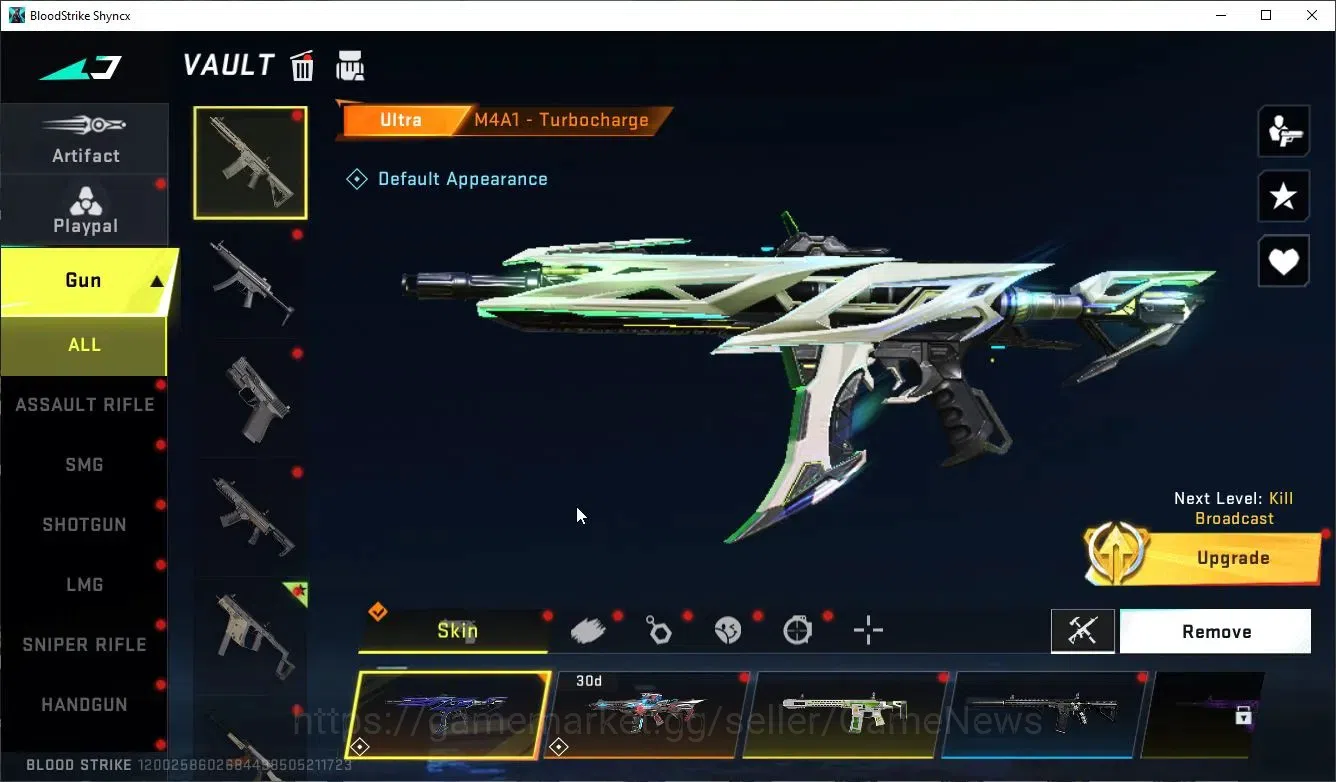 Blood Strike Accounts Asia|ETERNAL Lv3 Vector-ShadowDrake(118)+8 ULTRA[H image 10