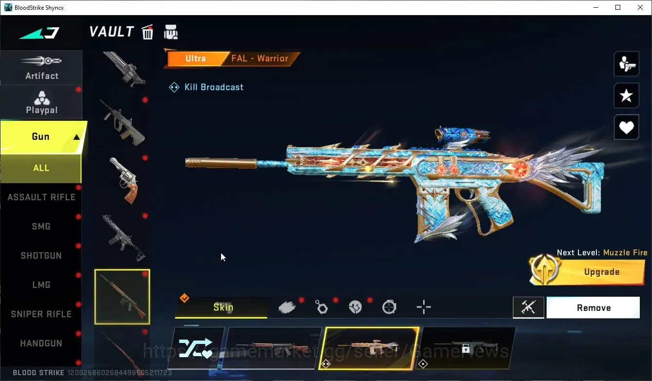 Blood Strike Accounts Asia|ETERNAL Lv3 Vector-ShadowDrake(118)+8 ULTRA[H image 13