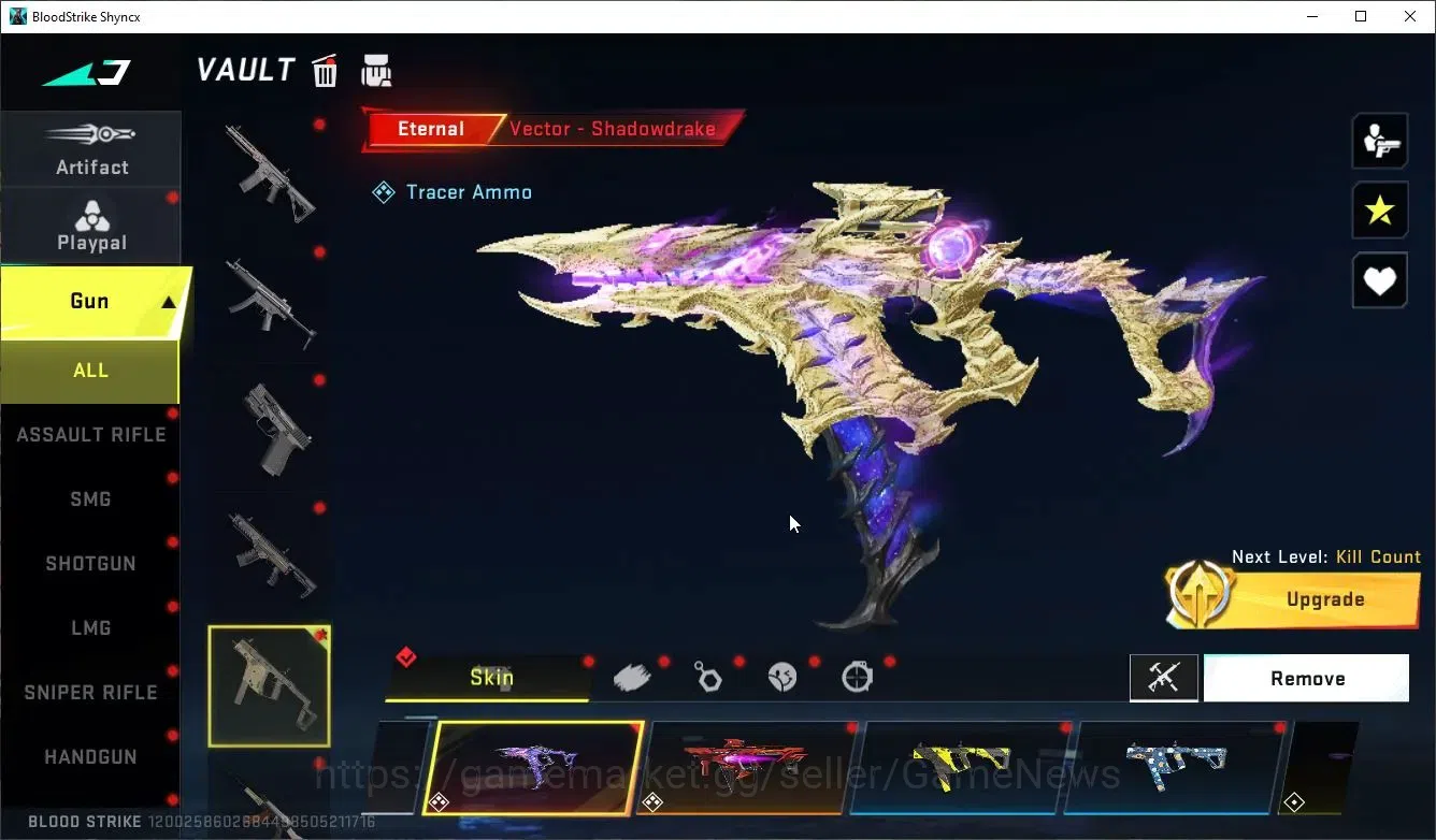 Blood Strike Accounts Asia|ETERNAL Lv3 Vector-ShadowDrake(118)+8 ULTRA[H image 5