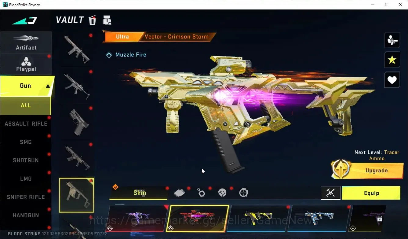 Blood Strike Accounts Asia|ETERNAL Lv3 Vector-ShadowDrake(118)+8 ULTRA[H image 8