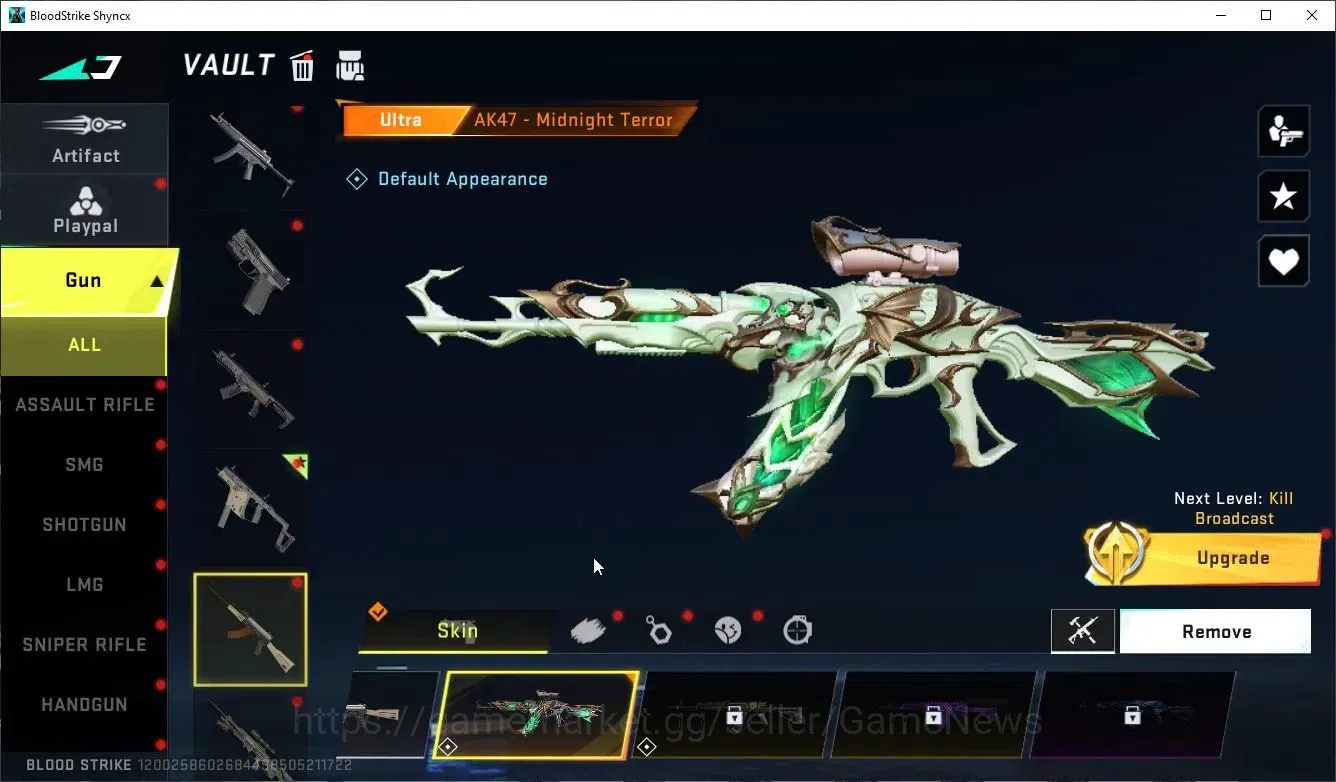 Blood Strike Accounts Asia|ETERNAL Lv3 Vector-ShadowDrake(118)+8 ULTRA[H image 9