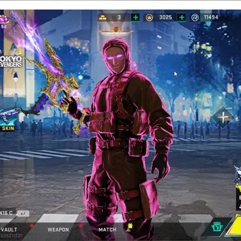 Blood Strike Rare Skin Asia|ETERNAL Lv3 Vector-ShadowDrake(118)+8 ULTRA[H image 1