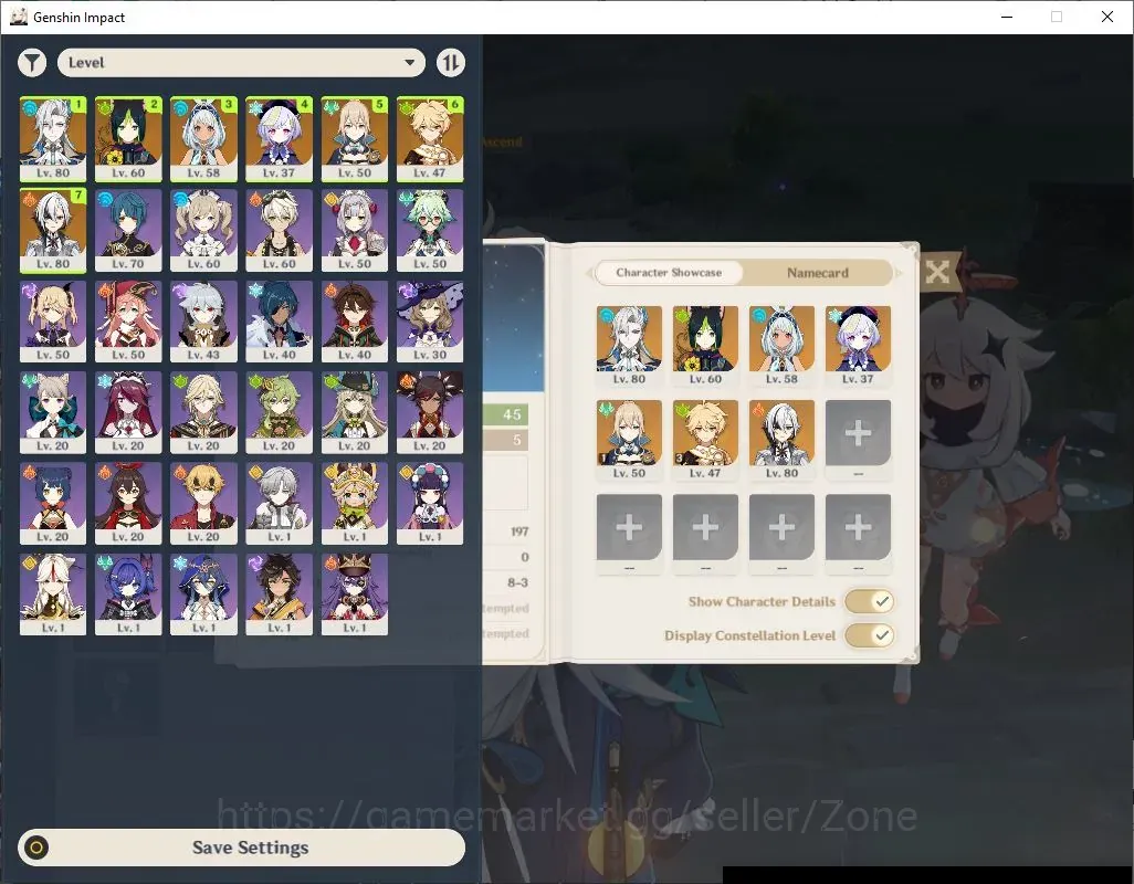 Genshin Impact Accounts Mid Game ASIA|AR45|3Limit (Nouvillete,Mualani,Arlecchi)+chrSTD(Bennet,Fischl,ETC) |MC 1