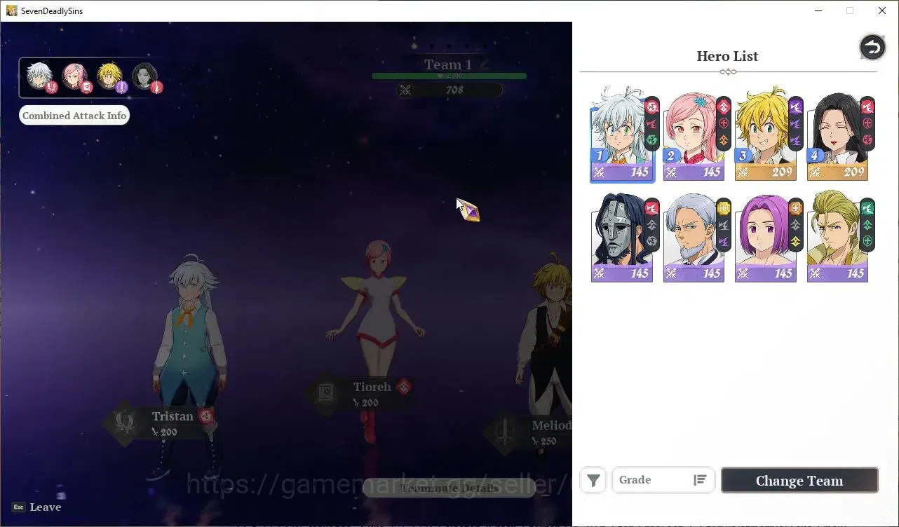 The Seven Deadly Sins: Origin Accounts SEA |2 SSR| Meliodas, Guila + 1 SSR Selector |Fres image 3