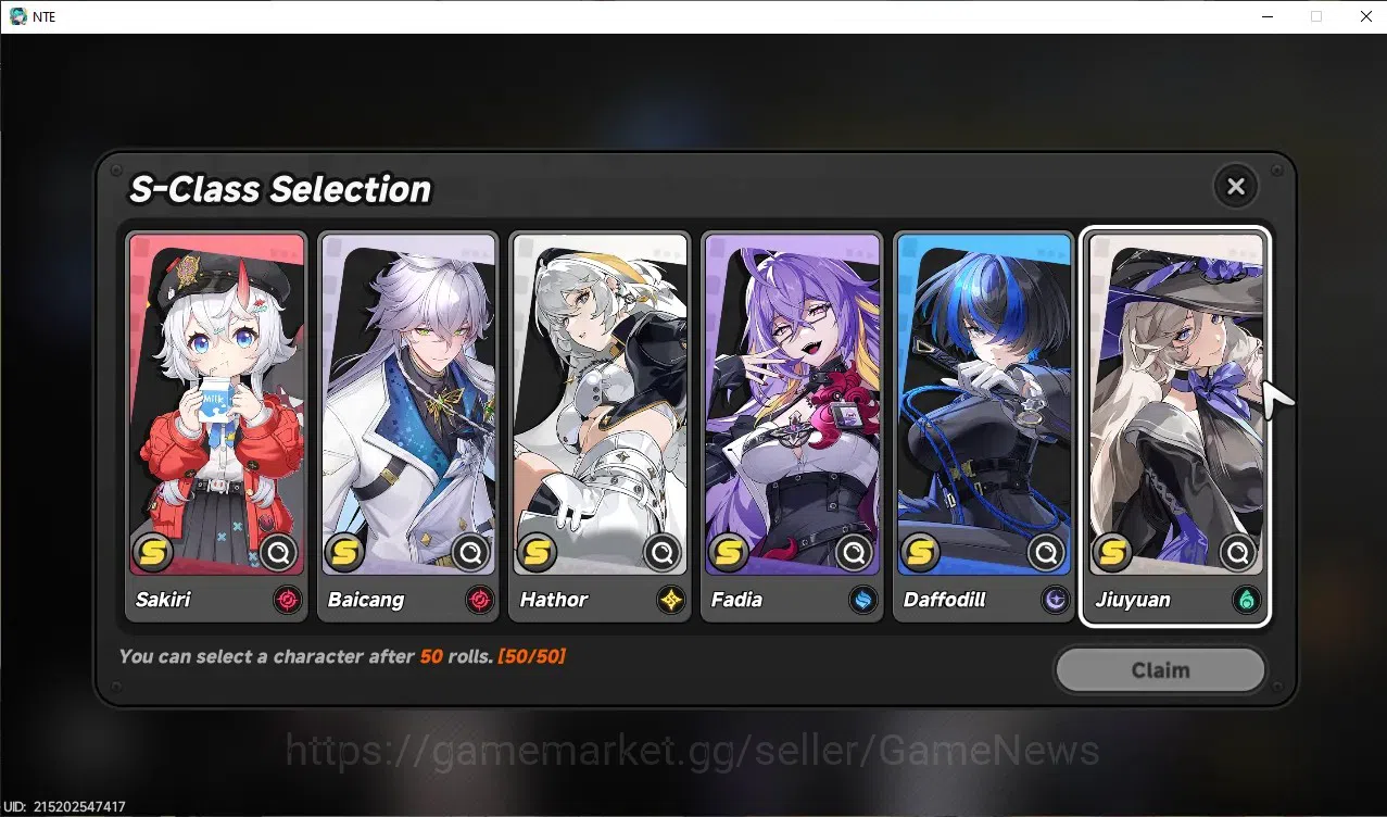 Neverness to Everness Accounts GLOBAL SEA|HL 3|1 SSR(Lacrimosa)|1 S-Class Selecto image 5