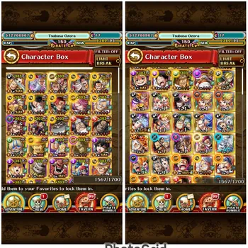 One Piece Treasure Cruise Accounts Mid‑range #OPTC218 [Android/IOS] Level 150, Bounty 15M, 9 Char Effect Rainbow | Sugo Rare