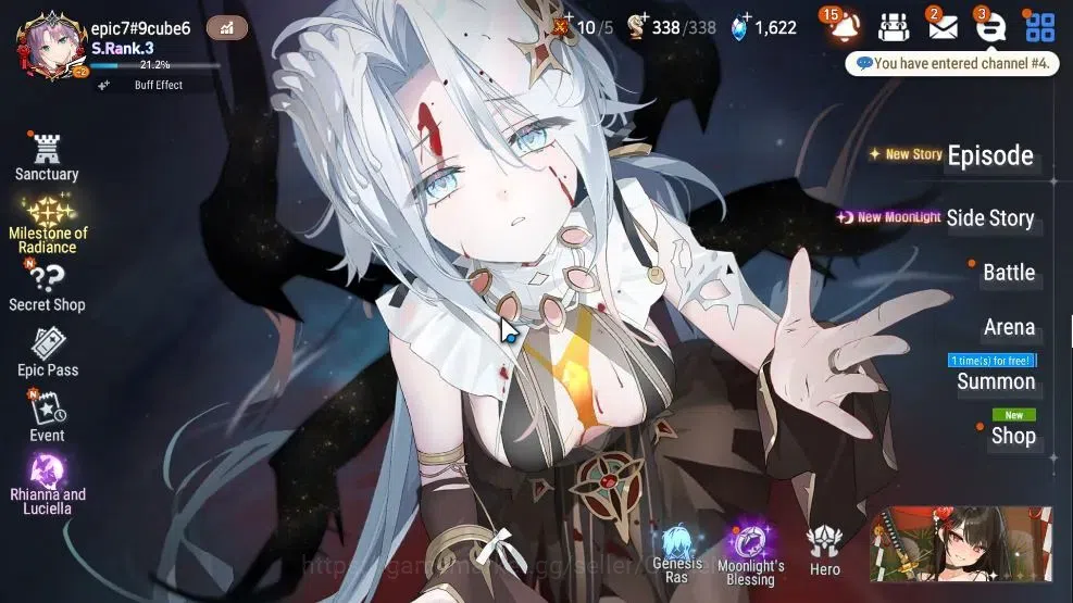 Epic Seven Accounts GLOBAL Unverif|17 ML(Rhiana& Luciel,Salome,HarSeti image 1