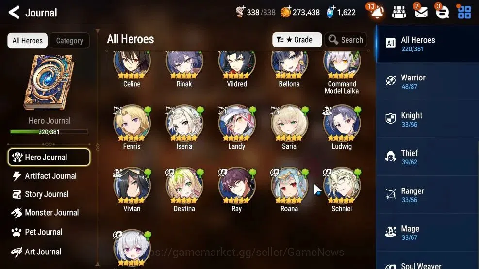Epic Seven Accounts GLOBAL Unverif|17 ML(Rhiana& Luciel,Salome,HarSeti image 10