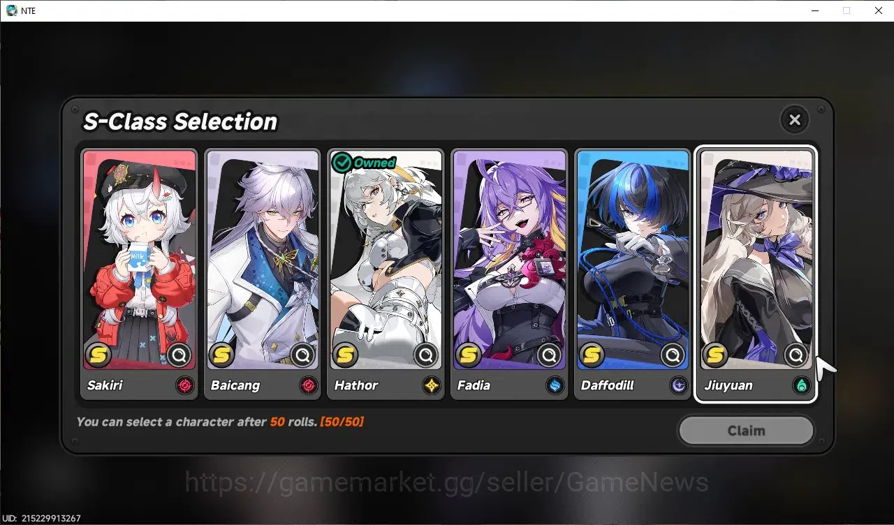 Neverness to Everness Accounts GLOBAL NA|HL 3|2 SSR 1 Limited Chaos+Outfit,Hathor image 8