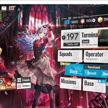 Arknights Accounts High-End Global Lv 45|123 Op,13 Outfits|2 Limited + Collab AM|Kirin R Yato & (Sakiko