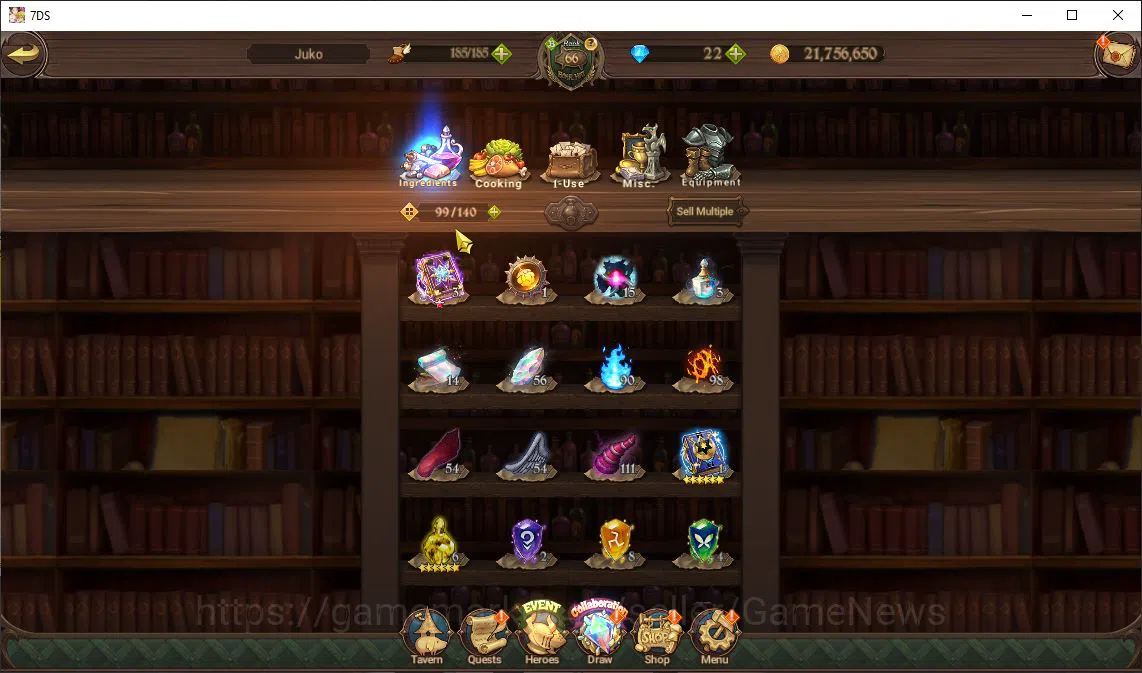 The Seven Deadly Sins: Grand Cross Accounts Global|1,4M CC|2 LR+5 UR+Collab ReZero|Reinhard,He image 6