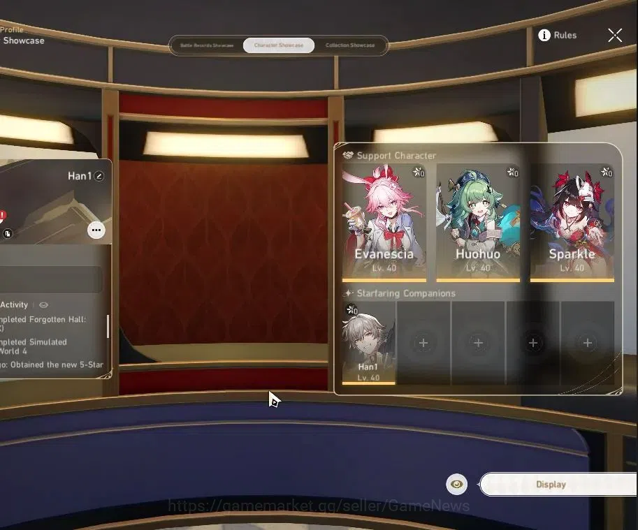Honkai Star Rail Accounts Asia|TL 30|1,2K SJ|Limited 5-star Evanescia, Huohu image 3