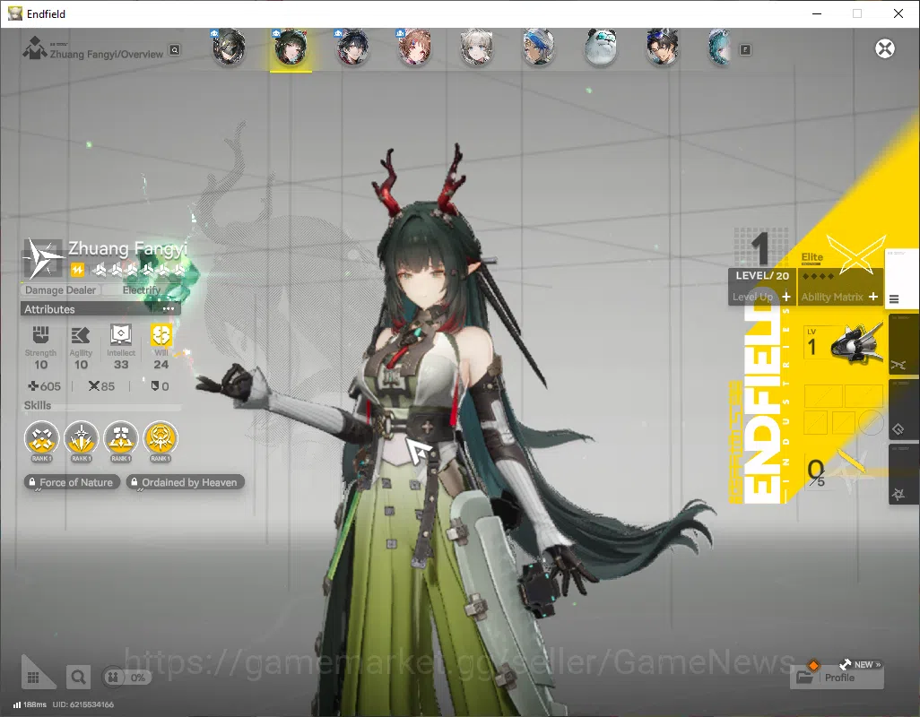 Arknights: Endfield Accounts NA/EU|Lv2|Fresh Starter|SSR2(1Limit)+1(*6WP)|Zhuan image 13