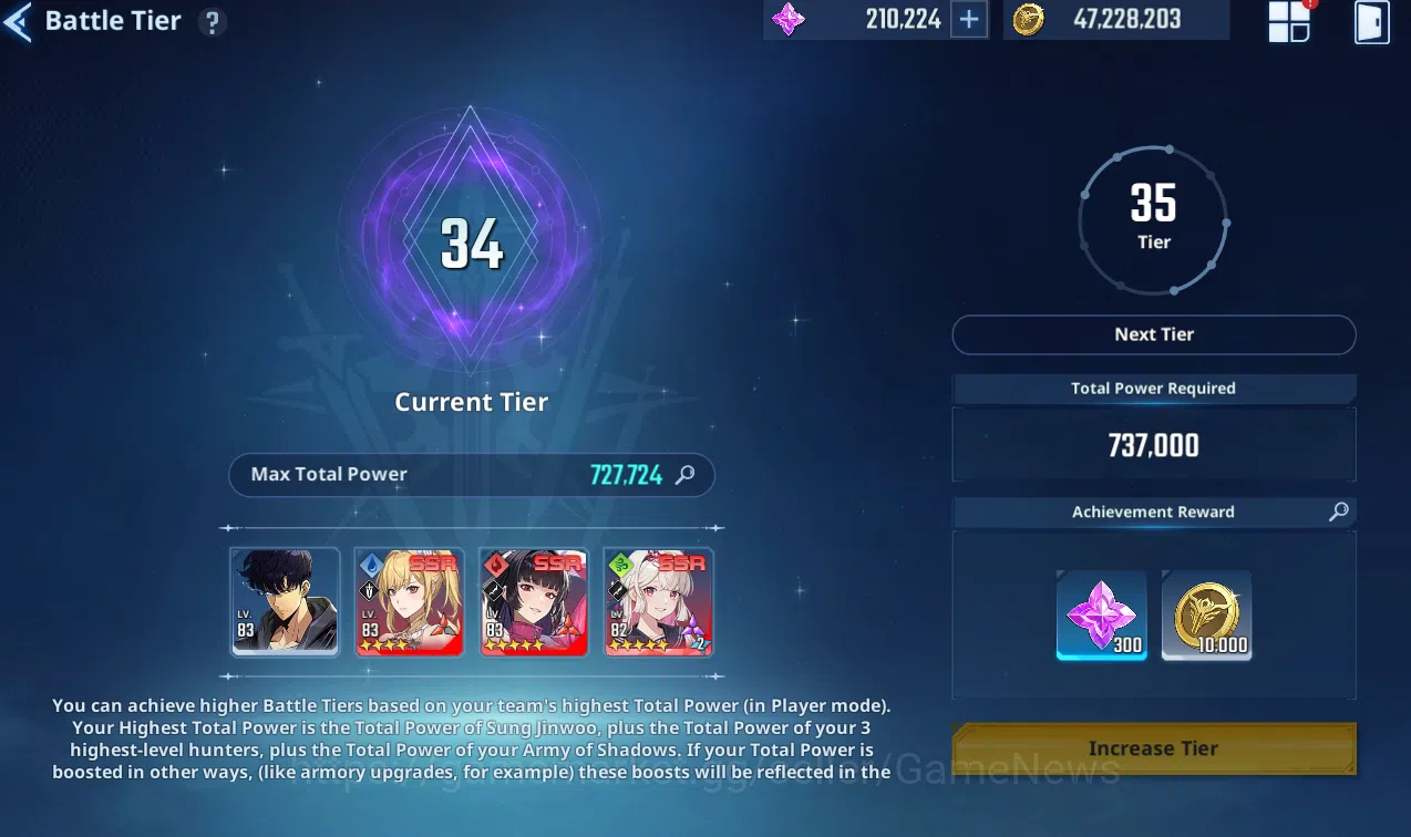 Solo Leveling: ARISE Accounts 727k Power+SJW 280K+210K Essence|A5Plum,A5DKD|A7 MIREI + WEAP,A5 KANAE+WEAP,A4 WATER CHA 2
