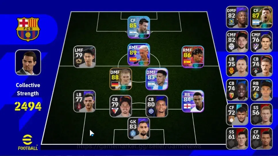 eFootball Accounts Legends & Iconic Players Android|Epic Sergio Aguero,B Shweinsteiger|Show Time Dani Olmo,Lamine 1