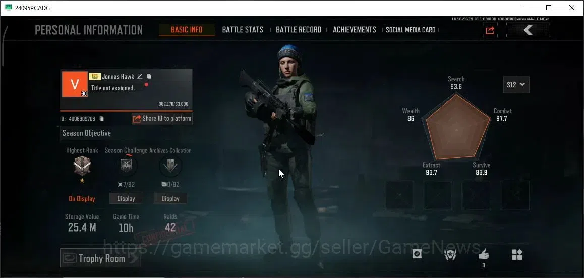 Arena Breakout Accounts MOBILE|Lv 30|SV 25,4M|CV 22M|AKS-74U,FD AR-57,GM A image 2