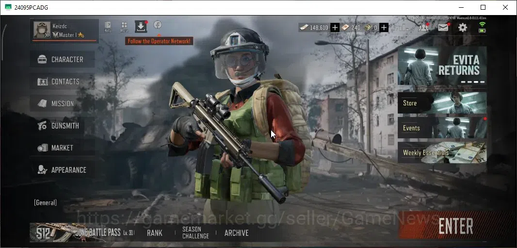 Arena Breakout Accounts MOBILE|Lv30|SV 47M|CV 40M|Maelstrom AKM,QS AKS-74U image 1
