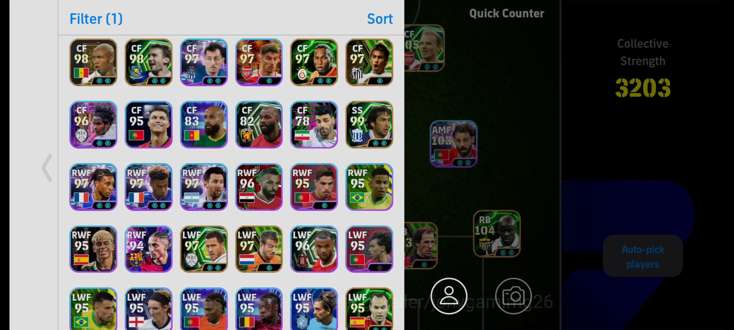 eFootball Accounts eFootball Account 3203 CS | Multiple 100+ Players image 2