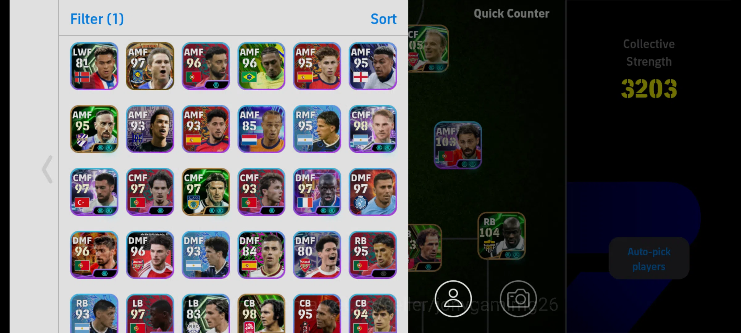 eFootball Accounts eFootball Account 3203 CS | Multiple 100+ Players image 3