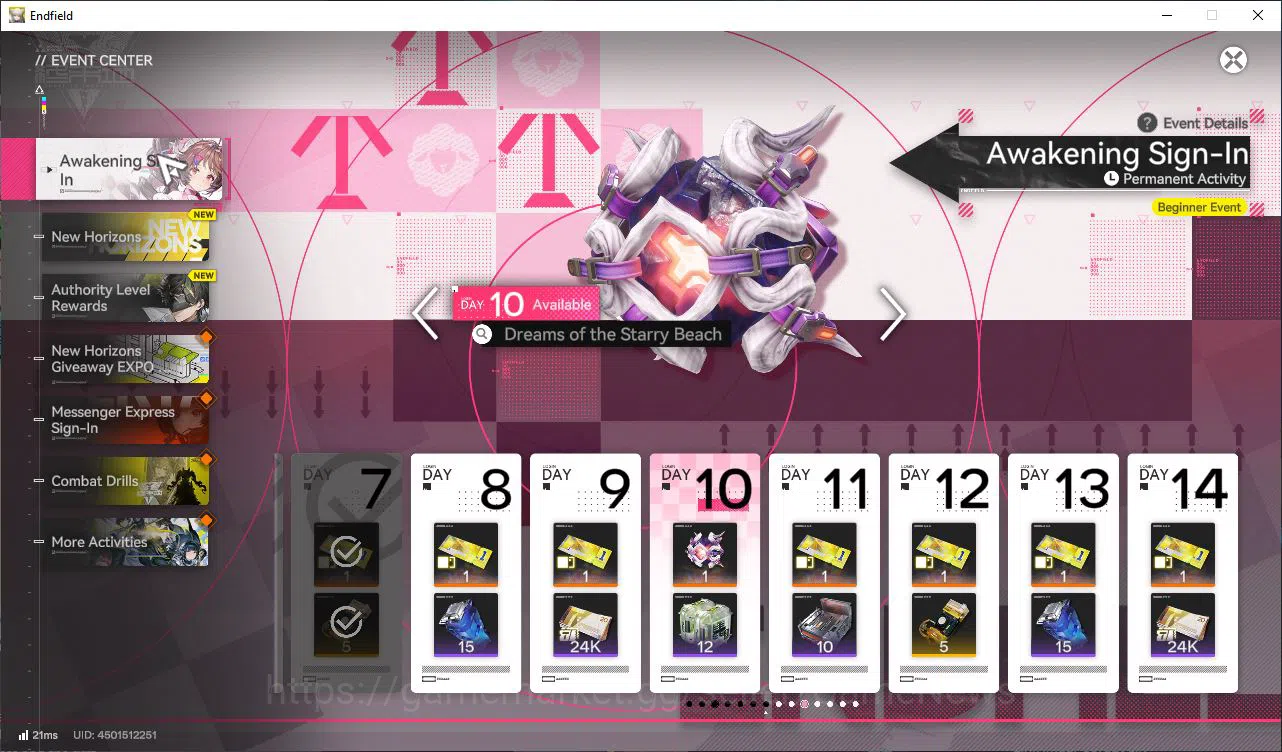 Arknights: Endfield Accounts Asia Lv3| 2 Meta SSR [Laevatain,Ardelia] +5 SR[XaihiP1,PerlicaP1,SnowshineP2,etc] |4 *5 13