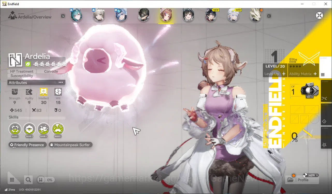 Arknights: Endfield Accounts Asia Lv3| 2 Meta SSR [Laevatain,Ardelia] +5 SR[XaihiP1,PerlicaP1,SnowshineP2,etc] |4 *5 3