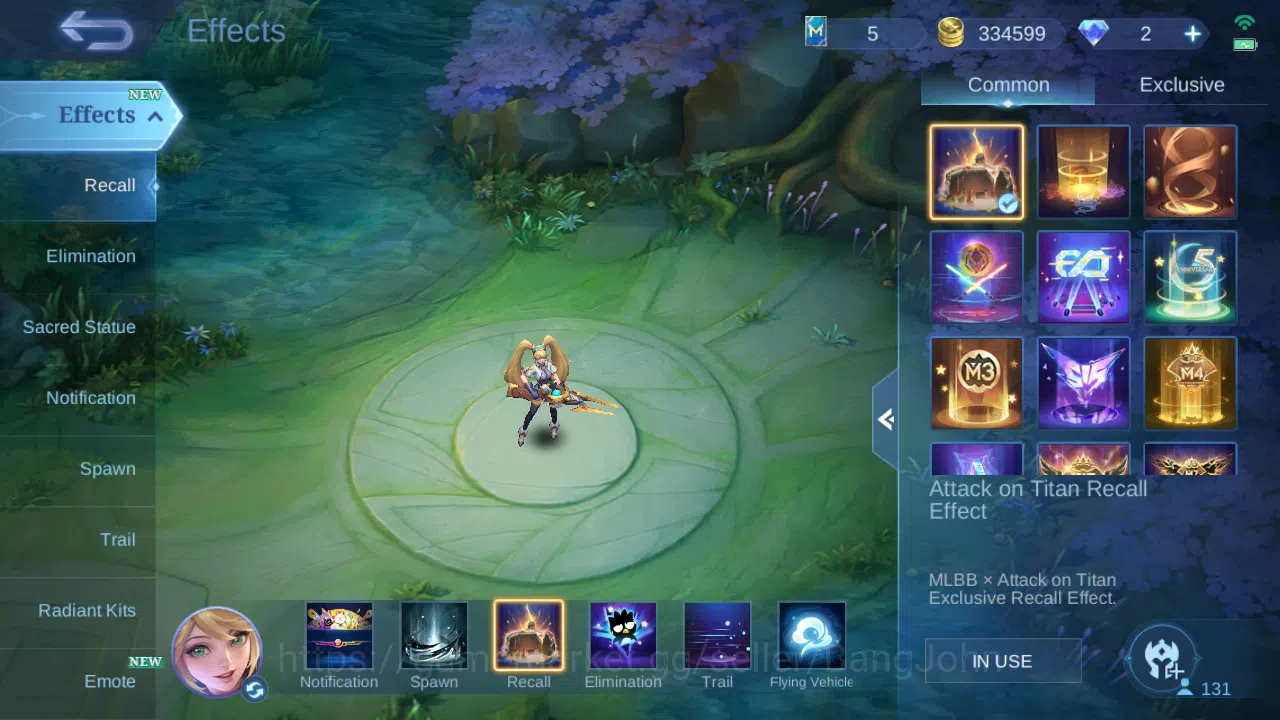 Mobile Legends: Bang Bang Accounts Others Hero 131 | skin 270 | kof karina | cc natalia | lightborn fanny | lightborn 6