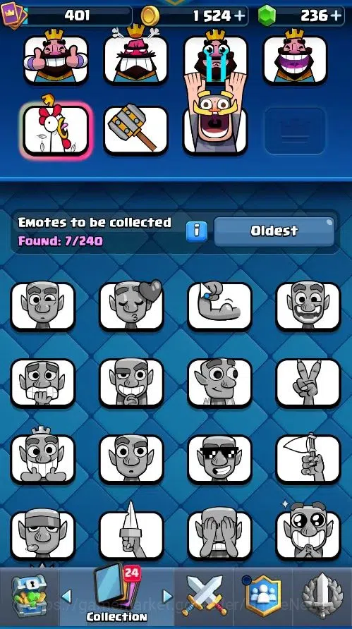 Clash Royale Accounts High-End Lvl 401|KTL 9|Trophy 3052|Card 52/121|1 Hero 3 EVO 3 Legend 12 Epic 14 Rare 15 Common|Take 10