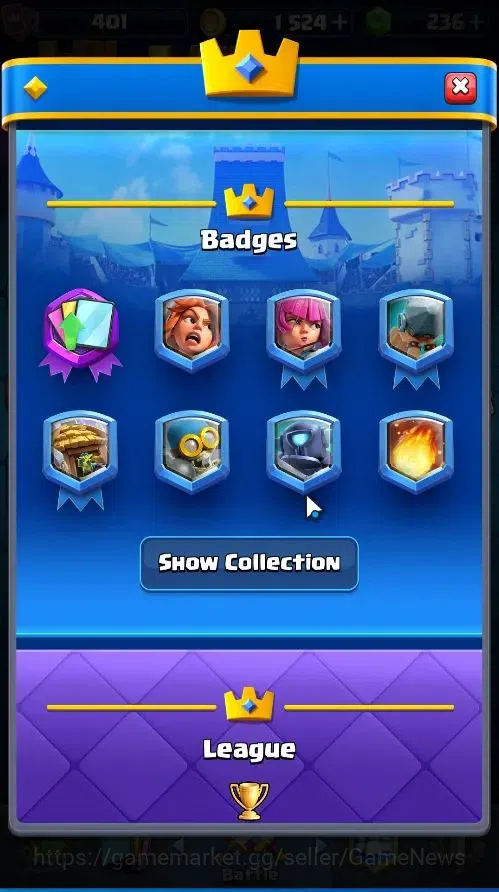 Clash Royale Accounts High-End Lvl 401|KTL 9|Trophy 3052|Card 52/121|1 Hero 3 EVO 3 Legend 12 Epic 14 Rare 15 Common|Take 4