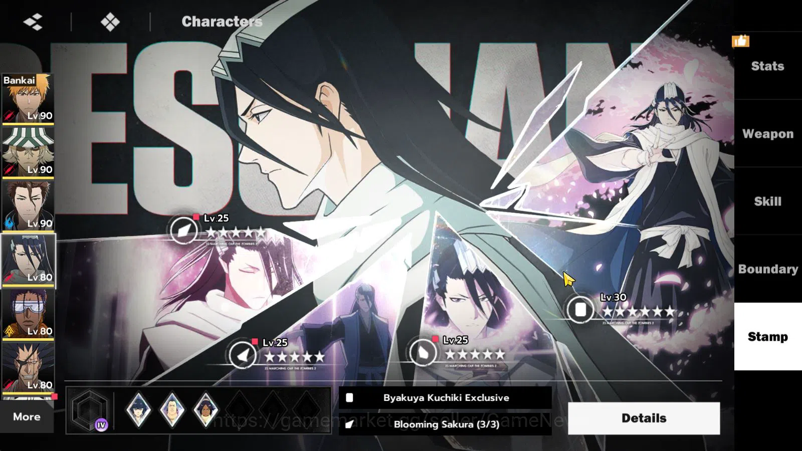 BLEACH: Soul Resonance Accounts NuverseSEA|END LV 69|10 SSR[(IchibanB1,Aizen,Kenpa image 14