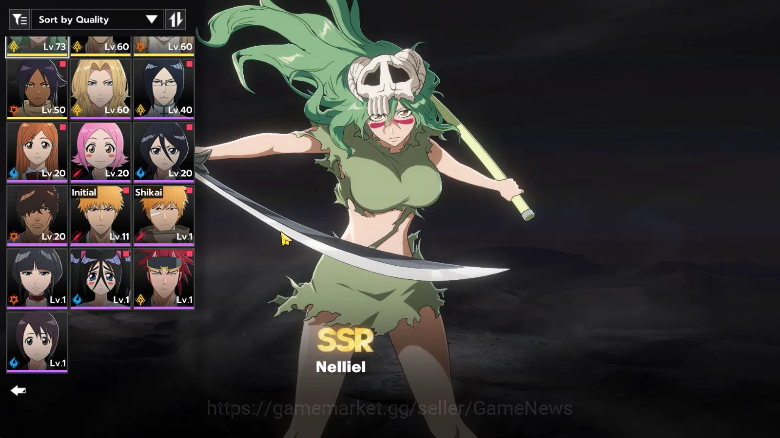 BLEACH: Soul Resonance Accounts NuverseSEA|END LV 69|10 SSR[(IchibanB1,Aizen,Kenpa image 6