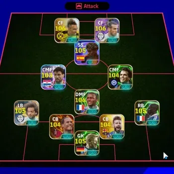 eFootball Accounts Legends & Iconic Players Android|Trio Collab Naruto|30 Epic (Aubameyeng,Bale,Marcelo),Viera Anchor,Lilian