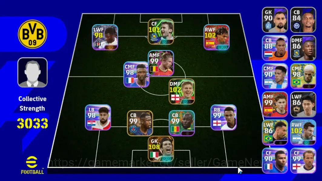 eFootball Accounts Android|BigTime Gianluigi Buffon,Epic Steven Gerra image 1