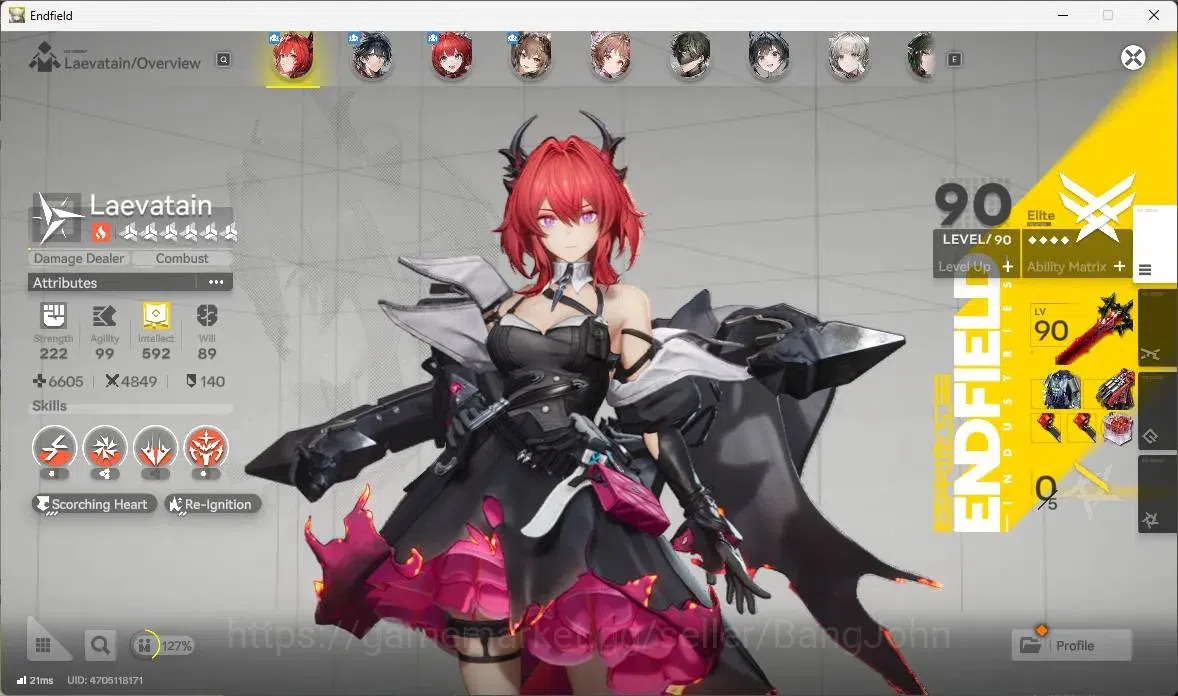 Arknights: Endfield Accounts ASIA|Lv55|3Limit+3Sign|(Laevatain,Gilberta)+Sign,Z image 2