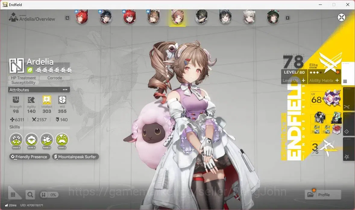 Arknights: Endfield Accounts ASIA|Lv55|3Limit+3Sign|(Laevatain,Gilberta)+Sign,Z image 4