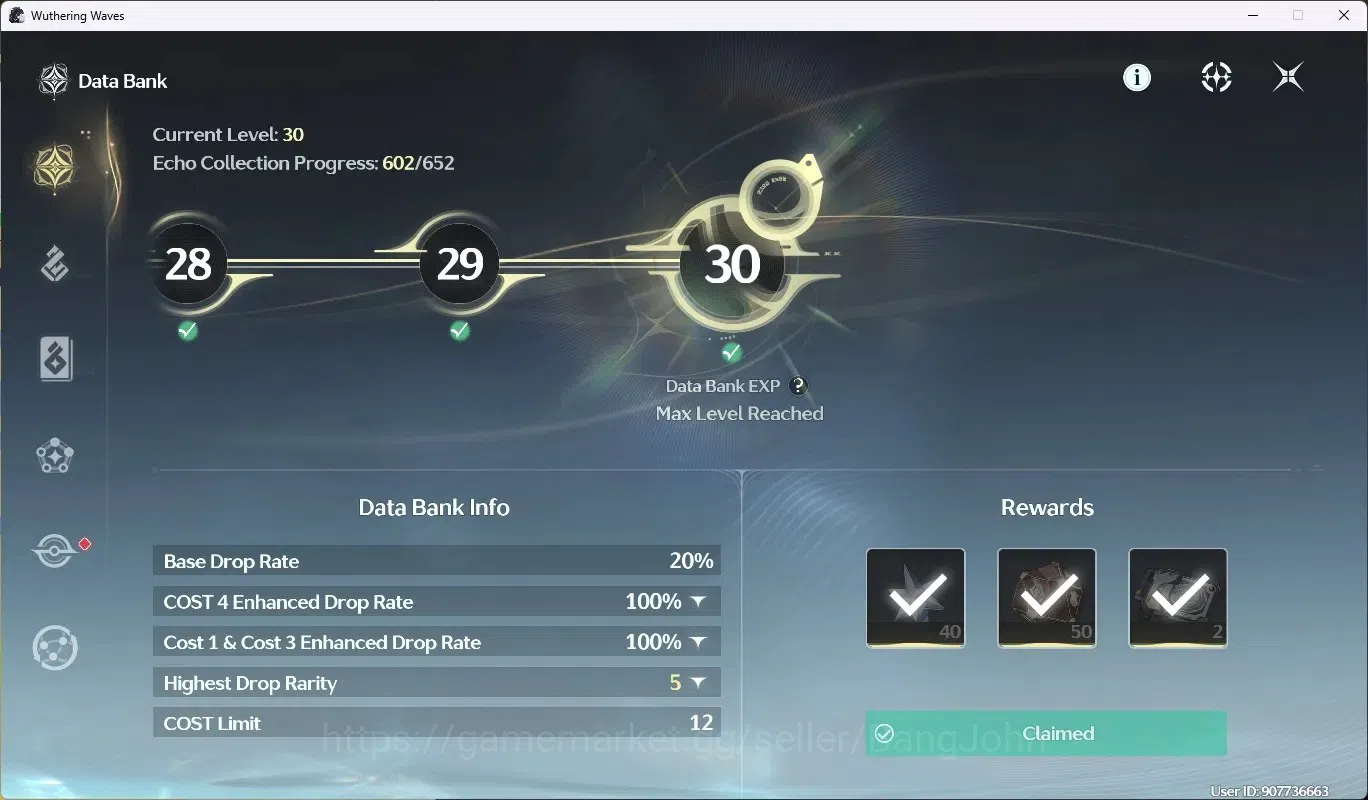 Wuthering Waves Accounts SEA|UL 48|Rank 5|1 Char Limited [Lucy R6 + Sign] + image 10