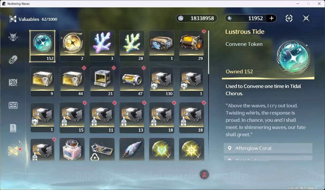 Wuthering Waves Accounts SEA|UL 48|Rank 5|1 Char Limited [Lucy R6 + Sign] + image 18
