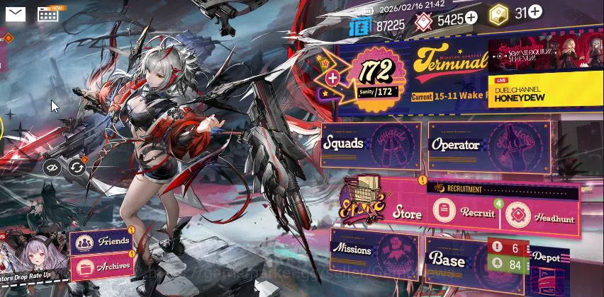 Arknights Accounts High-End Lv 72|211 OP+24 Skin|5,4K Orundum| 11 Limited [Wisadel,Ash,Ela,Kirin R 2