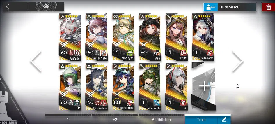 Arknights Accounts High-End Lv 72|211 OP+24 Skin|5,4K Orundum| 11 Limited [Wisadel,Ash,Ela,Kirin R 3