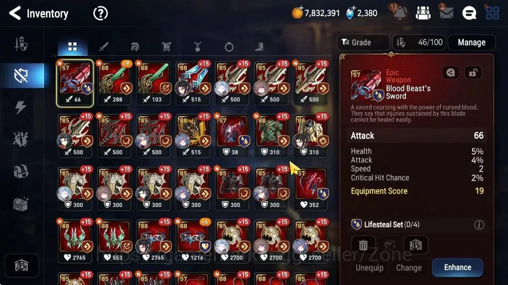 Epic Seven Accounts High-End Global|8ML (LQC, SSez, SPolitis, ALaika, MChloe,Etc.)|PoH+Bless+Theater ON|Stove Unverif(ES728Z) 9