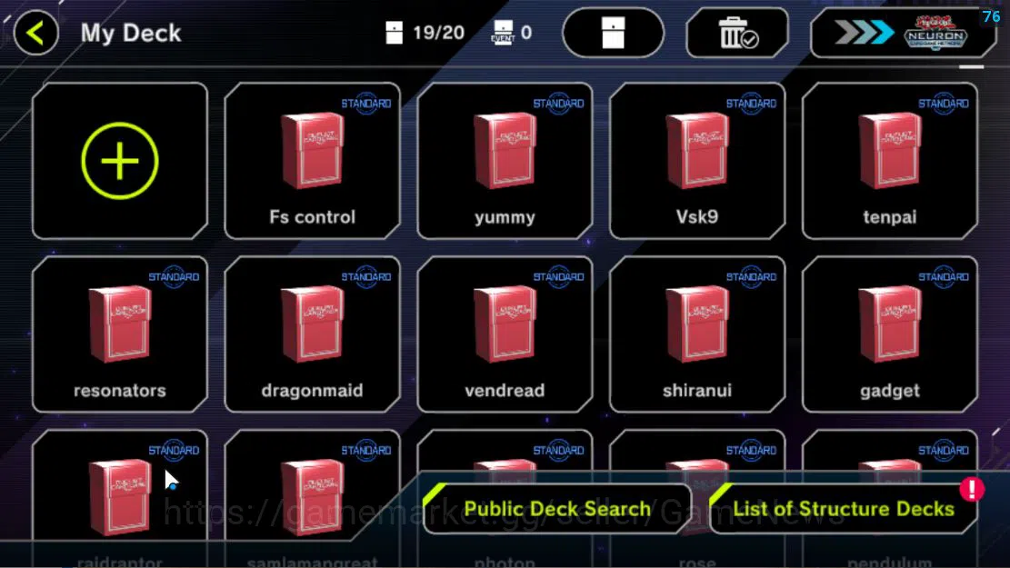 Yu-Gi-Oh! Master Duel Accounts Lv 18 | 19 Deck |VS K9,DragonMaid,Resonator,Yummy, image 2