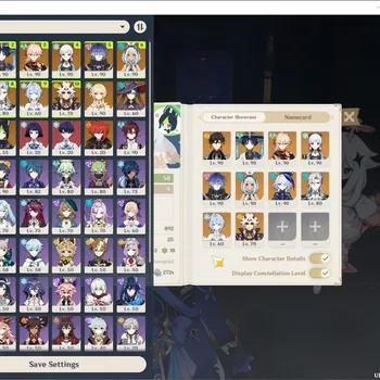 Genshin Impact Accounts Mid Game Asia|AR 58|Team Neuvill|10 Limit + 6 (*5 Weap)|Furina&Kazuha+Sign,Odette,Flins,Ayaka