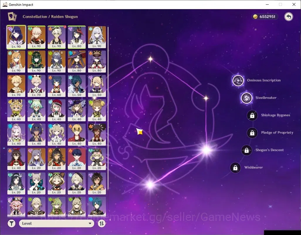 Genshin Impact Accounts ASIA|AR 56|PremTeam Nefer|6 Limited + 6 (*5Wep)|[R image 10