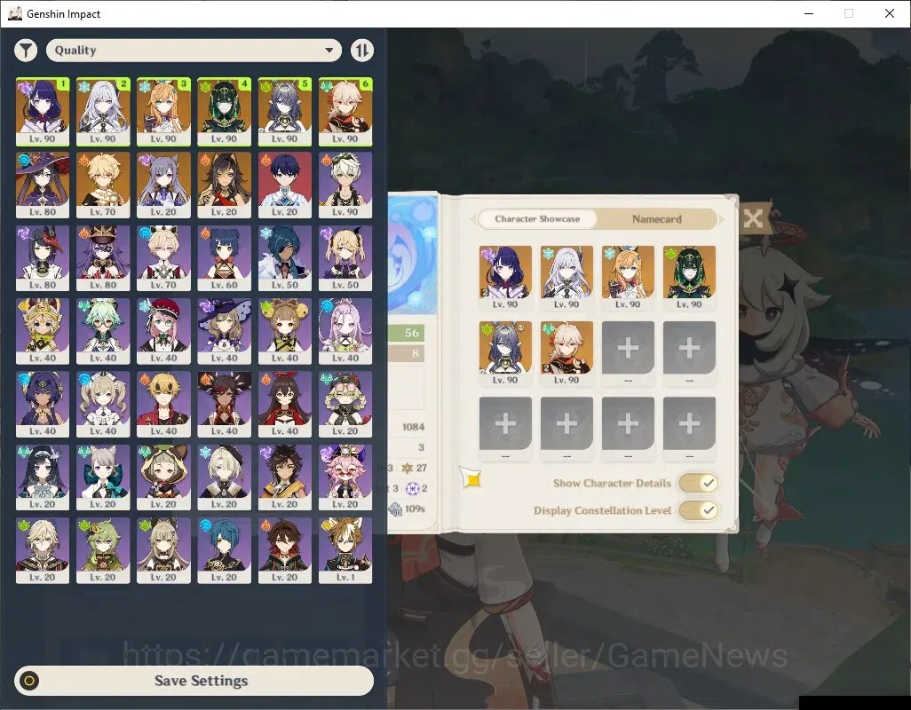 Genshin Impact Accounts ASIA|AR 56|PremTeam Nefer|6 Limited + 6 (*5Wep)|[R image 2