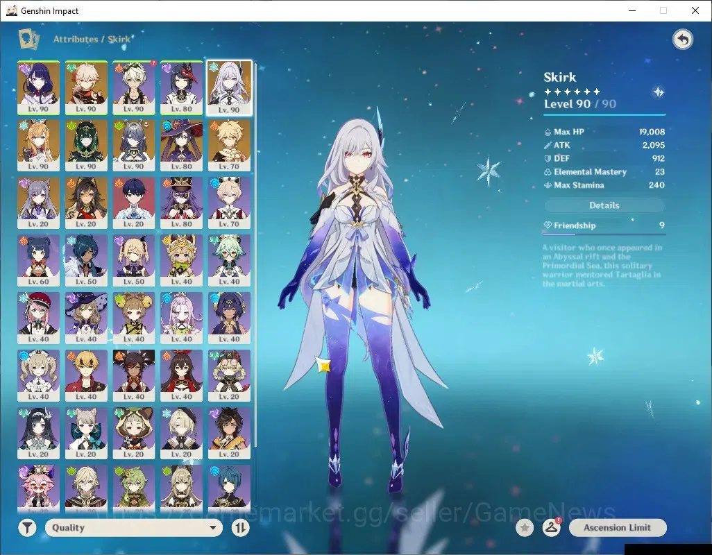 Genshin Impact Accounts ASIA|AR 56|PremTeam Nefer|6 Limited + 6 (*5Wep)|[R image 6