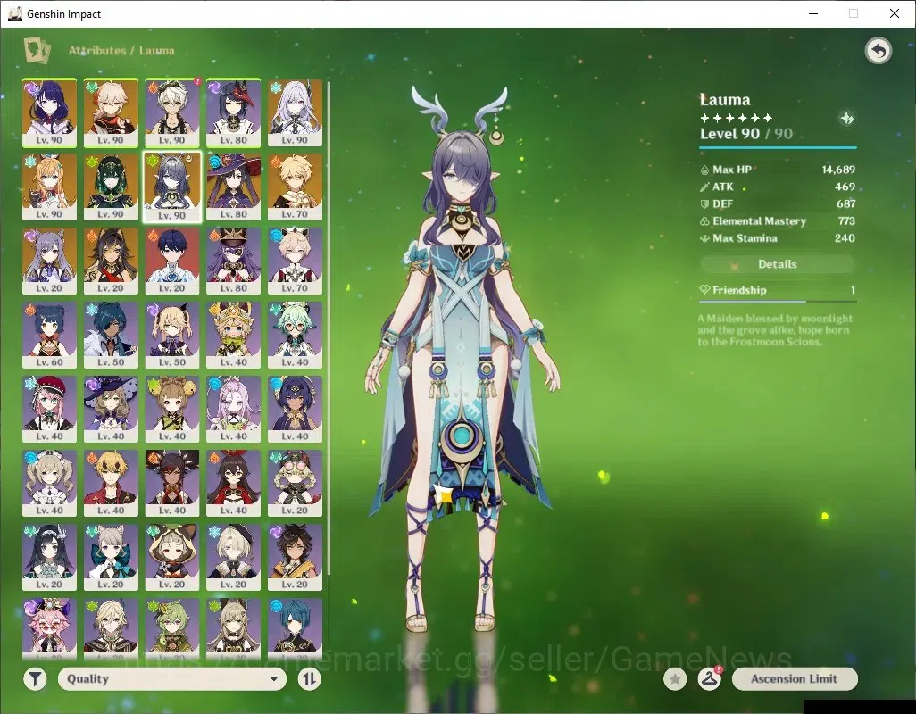 Genshin Impact Accounts ASIA|AR 56|PremTeam Nefer|6 Limited + 6 (*5Wep)|[R image 9