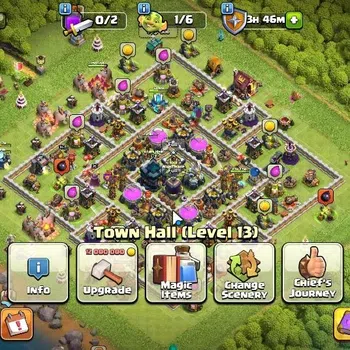 Clash of Clans Accounts High-End LV 115|TH 13-BH 9|HH 7|Limited Skin BK,AQ|BK 45,AQ 51,MP 25,GW 15,RC 9|BM 10/BC 15|CN