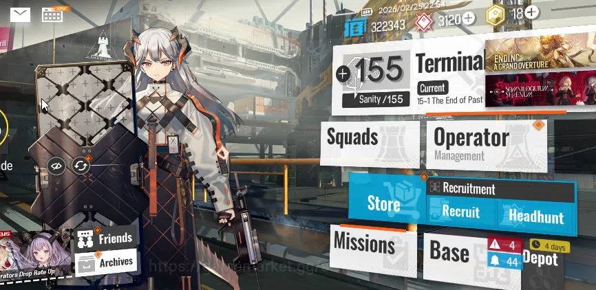 Arknights Accounts Lv 25|92 OP+1 Skin| Starter | 3120 Orundum | 2 Lim image 2