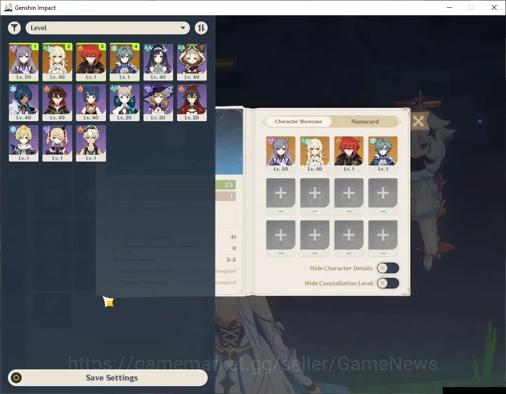 Genshin Impact Accounts ASIA|AR 25|All Unset|1 Limited + 2(*5 Char Standar image 2