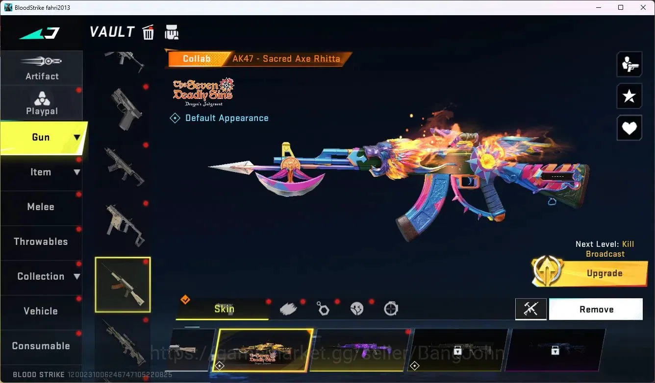 Blood Strike Accounts ASIA | ETERNAL Desert Eagle | 3 7DS, 1 AOT | ULTRA image 5